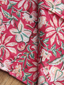 Tela de Algodón Multicolor India con Estampado a Mano para Manualidades, Costura, Acolchado, Decoración del Hogar y Proyectos de Bricolaje - Product Image 2