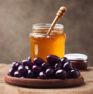 Miel Natural NIRVAN GLOBAL (Jamun) Pura y Cruda, Certificada por FSSAI, Probada en Laboratorio, 5 Años de Duración, Lista para Consumir - Product Image 1