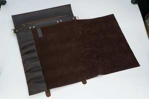 กระเป๋าหนังใส่มีดครัว Kitchen Best พร้อมหูหิ้ว สำหรับเก็บมีดเชฟ ทำจากหนังแท้ทั้งผืน รุ่น LKR-0395 - Product Image 5