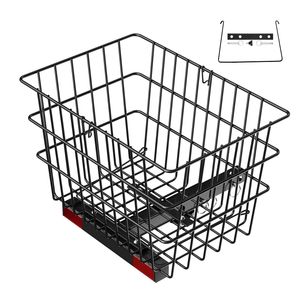 Canasta Trasera de Metal Resistente con Asa para Scooters, Canasta de Carga Espaciosa, Compatible con Receptores de 1 Pulgada, Accesorios para Scooters - Product Image 5