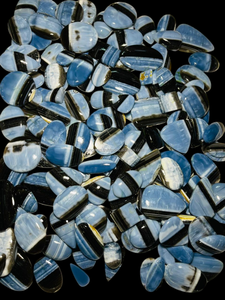 Pierre précieuse d'opale bleue naturelle de qualité supérieure pour la décoration de conscience spirituelle guérison en gros faisant des pierres précieuses - Product Image 2