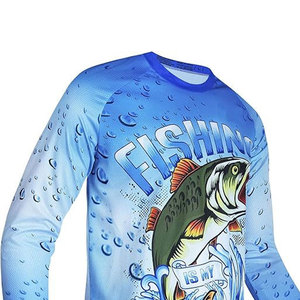 เสื้อยืดตกปลาผู้ชายพิมพ์ลายตามสั่ง โพลีเอสเตอร์ 100% สไตล์ใหม่ปี 2026 เสื้อยืดตกปลาขายดีสำหรับผู้ชาย - Product Image 3