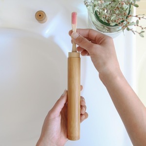 Tooth <b>Brush</b> Travel Covers Holder case <b>Bamboo</b> Lidded Tubes Biodegradable Container Boxes Customization Accept - Product Image 4