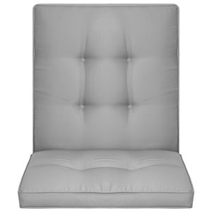 2 pz cuscini per sedie da giardino grigio 39.4 "x 19.7" x 2 "destinati a Comfort e stile - Product Image 4