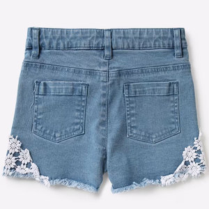 Nouveauté : Short en jean brodé pour femme, décontracté, effiloché, imprimé, prix de gros - Product Image 5