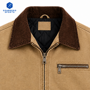 Veste de travail pour hommes, en mélange polyester/coton, épaisse, écologique, respirante, résistante aux flammes, pour mécaniciens et travailleurs industriels, vente en gros - Product Image 3