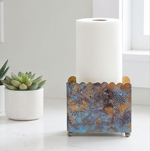 Porte-mouchoirs en métal au design vintage, en fer de qualité supérieure avec une finition élégante, parfait pour une utilisation élégante sur la table. - Product Image 6