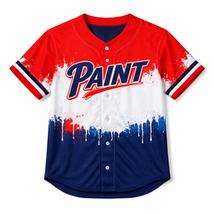 Paquete de camisetas de béisbol sublimadas de manga corta para hombre, camiseta de softbol de secado rápido, camiseta deportiva con logo personalizado - Product Image 5