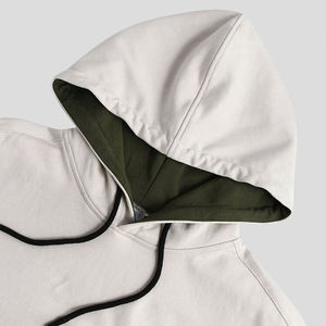 Custom Color Block Pullover Hoodie Men Oversized Fleece Sweatshirt Patchwork Streetwear Hip Hop Loose Casual Cotton <b>Hoodies</b> - Product Image 3