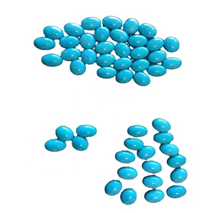 <span class=keywords><strong>Gemas</strong></span> ovaladas para mujer, cabuchones ovalados de color turquesa, de 5x7mm, para dormir - Product Image 4