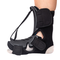 Attelle de nuit souple en polyester pour fasciite plantaire, tendinite d'Achille et protection contre la chute du pied pendant le sommeil