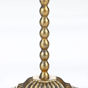 Báscula de Balanza Antigua de Latón con Acabado Dorado Ornamentado y Platos Colgantes, Báscula Decorativa Vintage de Metal, Clásica para Pesar - Product Image 2