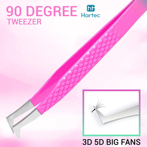 Customized Pink & Green Gradient Color Premium Quality Stainless Steel Beauty Instruments Eyelash Extension and Volume Tweezers - Product Image 4