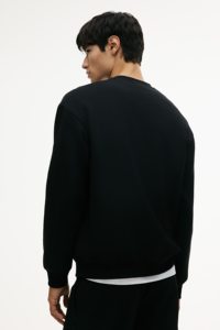 เสื้อฮู้ดดี้ผ้าฝ้ายหนาน้ำหนักมากสำหรับผู้ชาย แบบเรียบ ไม่มีลาย สกรีนโลโก้ได้ สไตล์สตรีทแวร์ - Product Image 2