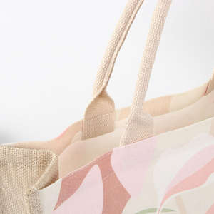 Sac à main élégant en jute réutilisable pour femmes et filles - Product Image 4