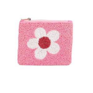 Classic Seed Beads Coin Pouch Handcrafted Design Modern Beaded Embroidery Coin <b>Wallet</b> <b>Small</b> Purse - Product Image 6