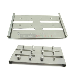 High Quality German Stainless Steel Manual Rubber Dam Clamps Tray General Surgery Use CE Certified <b>3</b>-Year Warranty Custom Logo - Product Image 1