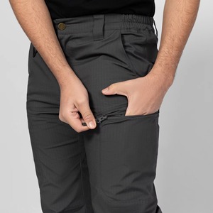 Men's Formal Outdoor <b>Cargo</b> Pants Ripstop <b>Stretch</b> Lightweight Work Trousers with Pockets Plain Dyed Straight Mid Waist - Product Image 6