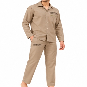 <b>Men</b>’s Sleeping Suit Long Sleeve Custom Trousers Comfortable Fit Classic Crew Neck Premium Outfit Sleeping Suit For <b>Men</b> - Product Image 1