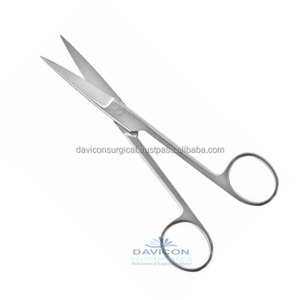 Ciseaux chirurgicales droits, lot de 5 pièces, B/B 6.1/2 pouces, en plastique - Product Image 2