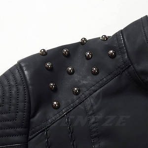 Veste en cuir respirante pour femme, vêtements de mode, fabrication pakistanaise, meilleure qualité, en vente. - Product Image 4