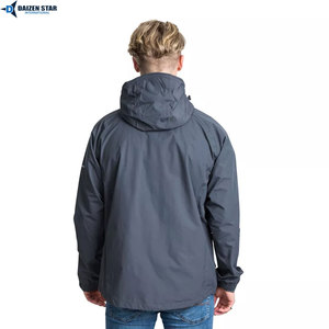 Veste et pantalon imperméables en polyester coupe-vent avec coutures thermosoudées pour activités de plein air, personnalisables avec logo OEM, fourniture directe usine - Product Image 2