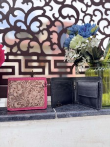Handmade Hand-Tooled Leather Wallet for Men Luxury Vintage Fold Closure Short Premium Gift for Men Daily use <b>Purse</b> - Product Image 6