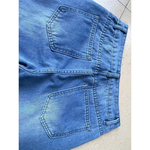 Jean en denim respirant pour homme, style urbain, été-automne, déchiré, 100 % coton, vente en gros - Product Image 6