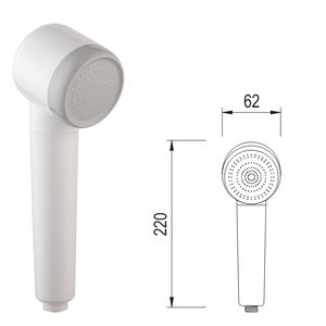 OEM/ODM plastique ABS TS101 douche à main personnalisable poli accessoires de salle de bain pour hôtels et cuisines toilettes KSN Vietnam - Product Image 1