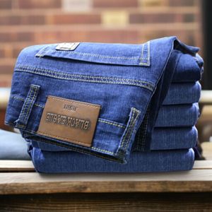 Black Eagle <b>Mens</b> Mid Waist Summer <b>Stretch</b> Denim Spandex Eco-Friendly Washable Regular Wash Straight Fit Casual Comfortable - Product Image 1