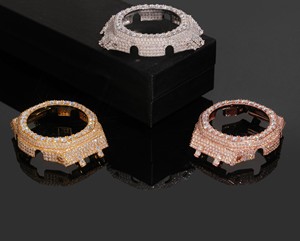 Reloj Personalizado Premium Compatible con GA2100, Diseño de Caja Metálica con Bisel Escarchado, Estilo GA2100, Caja Escarchada de Acero Inoxidable - Product Image 2