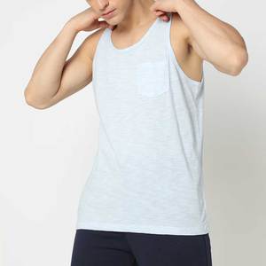 Manufacturer Custom Logo Tank Top Sleeveless Vest Sports <b>Singlet</b> <b>Men</b> Tank Top <b>Men</b> Casual Gym Wear Tank Top - Product Image 1
