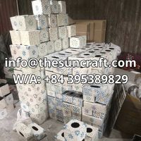 Caja de Joyería Artesanal Única con Incrustaciones de Madreperla, Caja de Regalo para Ramadán y Eid, Elegante y Duradera, Venta al Por Mayor