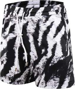 Shorts de sport pour hommes de haute qualité à séchage rapide, logo et couleurs personnalisés, taille mi-haute avec cordon de serrage, style streetwear - Product Image 5