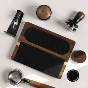 Soporte Ergonómico de Madera para Prensador de Café, Base Antideslizante para Escritorio, Compatible con la Mayoría de los Portafiltros - Product Image 2