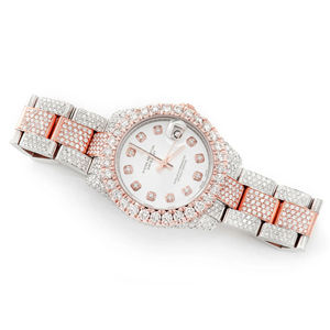 Reloj Iced Out de Moissanita con Diamantes VVS, Estilo Hip Hop, Acero Inoxidable Premium, Cuarzo, Correa de 20mm, Esfera de Cristal, Joyería de Moda - Product Image 3