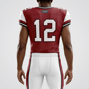 Maillot de football américain personnalisé pour hommes |   Matériau en polyester de haute qualité, respirant, léger et durable - Product Image 2