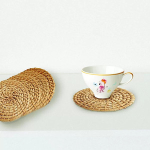 Posavasos Ecológicos de Ratán Tejido, Portavasos para Té, Posavasos con Diseño para Bebidas y Aperitivos, a Precio de Mayoreo - Product Image 3