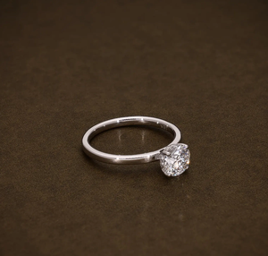 Anillo de Compromiso de Diamantes de Laboratorio de Lujo Sostenible, Certificado por IGI, para Regalo de Boda y Aniversario - Product Image 2