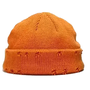Unisex Beanie Hat Solid Color Ripped Edge Knit <b>Winter</b> <b>Cap</b> Casual Style Adult Size Mohair Custom Men's Beanies - Product Image 2