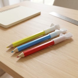 Crayon de marquage pour couture AA0121 | Crayons en tissu |   Crayons de marquage Singer pour la couture, rouge, jaune, bleu, en bois, durables pour la couture à la machine - Product Image 2