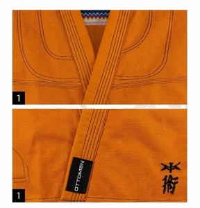 ชุดคิโมโนศิลปะการต่อสู้สำหรับผู้ชาย BJJ สีเขียวมะกอก คุณภาพสูง น้ำหนักเบา ทนทาน ผลิตจากผ้าฝ้ายผสม ระบายอากาศได้ดี แห้งเร็ว พร้อมโลโก้สั่งทำพิเศษ - Product Image 5