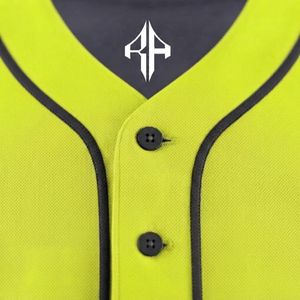 Ensemble de baseball pour hommes de haute qualité, matière 100% polyester, col en V, impression par transfert par sublimation par RIVIAN ATLANTIC - Product Image 6