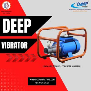 มอเตอร์สั่นคอนกรีต 1.5KW 415V 3000 รอบต่อนาที ความเร็วสูง สำหรับงานอุตสาหกรรม ทนทาน ออกแบบมาเพื่อการก่อสร้าง - Product Image 6