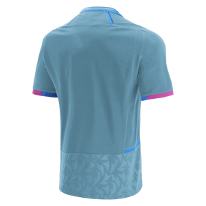T-shirt de sport d'été pour homme à manches courtes, col en V, manches contrastées, décontracté, tricoté, pour l'entraînement et les tenues d'équipe - Product Image 2