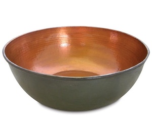 Pure Copper Pedicure Bowl Hammered For Wellness and Nail Grooming At SPAS and <b>Homes</b> Reasonable Wholesale Direct Factory Price - Product Image 2