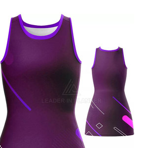 ชุดยูนิฟอร์มเน็ตบอลหญิงคุณภาพสูง ออกแบบเองได้ ชุดกีฬาสำหรับผู้หญิง ชุดเดรสเน็ตบอล ผลิตในปากีสถาน - Product Image 4