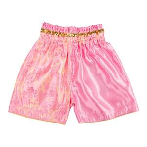 Pantalones Cortos de Muay Thai para Hombre, Estampado Satinado, Cintura Elástica, para Entrenamiento, Gimnasio, Kickboxing, Ligeros - Product Image 3