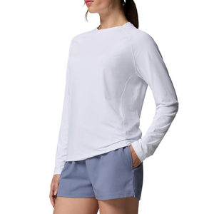 เสื้อแรชการ์ดสำหรับผู้หญิง UPF 50+ เสื้อผ้าออกกำลังกายประสิทธิภาพสูง แขนยาว เพื่อความสบายในฤดูร้อน เหมาะสำหรับเล่นเซิร์ฟและว่ายน้ำ - Product Image 3
