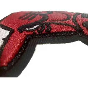 100 Percent Embroidered <b>Patch</b> Customized <b>Sew</b> Iron <b>on</b> <b>Patches</b> for Clothing with Custom Logo and Hook Loop Backing - Product Image 2